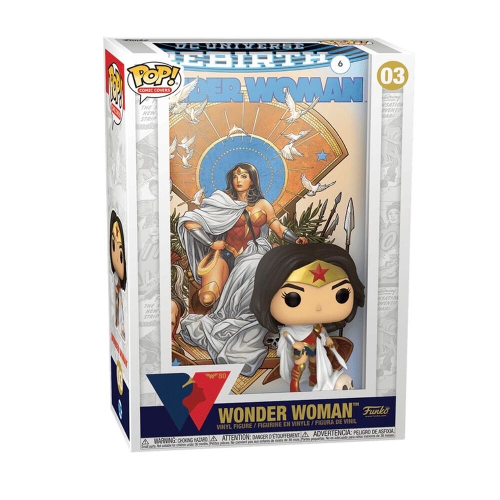 Wonder Woman Funko Pop #03 Comic Covers DC Universe Rebirth DCU NIB Vinyl Figure